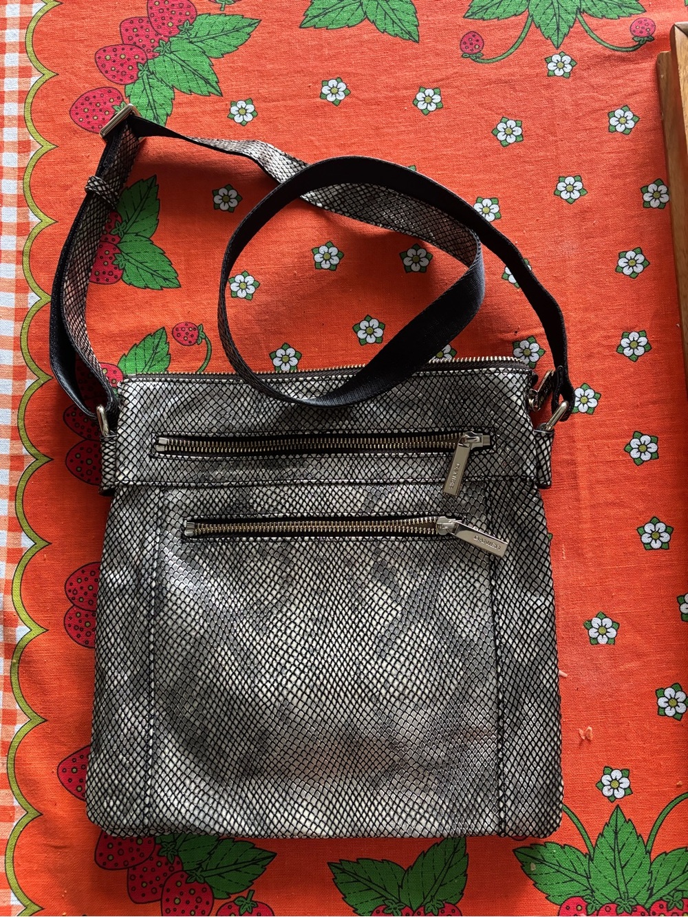 🍁3/$30🍁Danier Faux Python Embossed Crossbody Bag